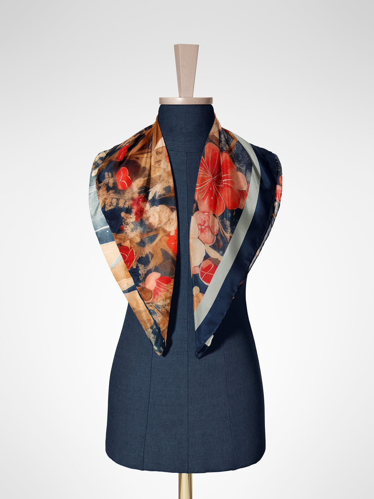 Silk Scarf_Koi-Pond-Design